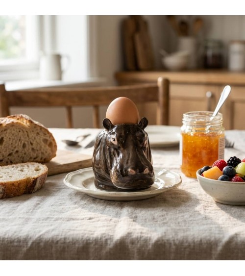 Nilpferd - Eierbecher aus Keramik Quail Ceramics lustige design kaufen