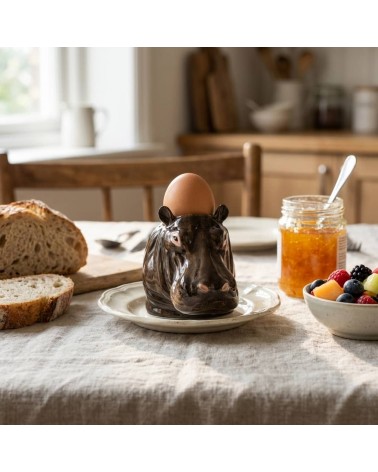 Nilpferd - Eierbecher aus Keramik Quail Ceramics lustige design kaufen