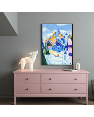 Snow Must Go On - 1000-piece jigsaw puzzle for adults Piece & Love art puzzle jigsaw adult picture puzzles