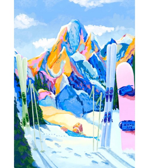 Snow Must Go On - 1000-piece jigsaw puzzle for adults Piece & Love art puzzle jigsaw adult picture puzzles