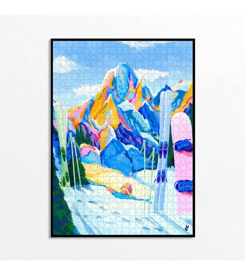 Snow Must Go On - Puzzle 1000 pezzi per adulti Piece & Love Kitatori