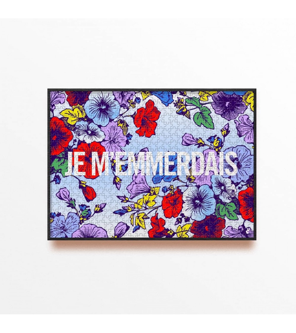Je m'emmerdais grave - 1000-piece jigsaw puzzle for adults Piece & Love art puzzle jigsaw adult picture puzzles