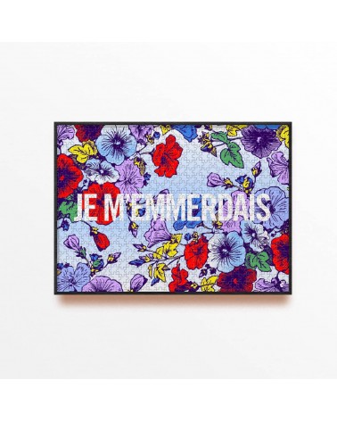 Je m'emmerdais grave - Puzzle 1000 pièces pour adulte Piece & Love jeu de puzzle design original moderne cool