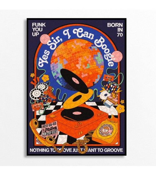 Boogie - Puzzle 1000 pièces Piece & Love jeu de puzzle design original moderne cool