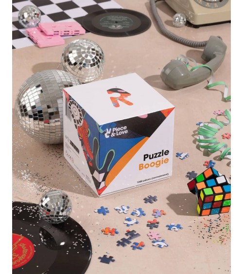 Boogie - 1000-piece jigsaw puzzle Piece & Love art puzzle jigsaw adult picture puzzles