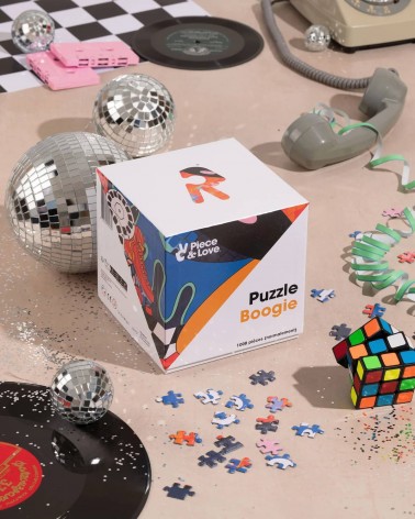 Boogie - 1000-piece jigsaw puzzle Piece & Love art puzzle jigsaw adult picture puzzles