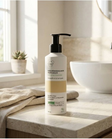 Olio struccante - Profumo di latte di mandorla Clémence et Vivien cosmetici naturali cosmeci svizzeri