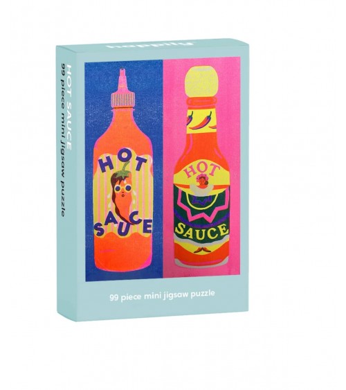 Hot Sauce - 99 Piece Mini Jigsaw Puzzle Happily Puzzles art puzzle jigsaw adult picture puzzles