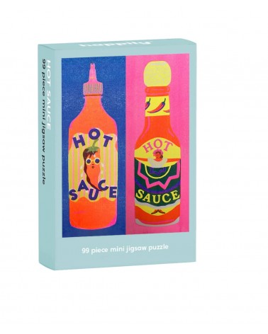 Sauce Piquante - Mini Puzzle 99 pièces Happily Puzzles jeu de puzzle design original moderne cool