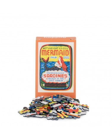 Sirène - Mini Puzzle 99 pièces Happily Puzzles jeu de puzzle design original moderne cool