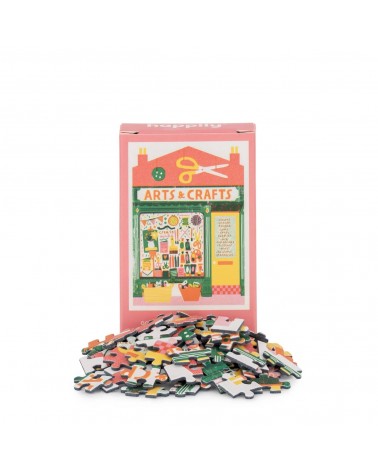 Kunst- und Bastelgeschäfts - Mini Puzzle 99 Teile Happily Puzzles  coole lustige schöne puzzle kaufen shönes motiv