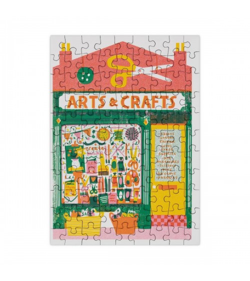 Boutique d'art et de loisirs créatifs - Mini Puzzle 99 pièces Happily Puzzles jeu de puzzle design original moderne cool