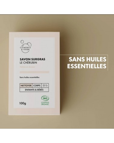 Le Chérubin - Natur Kinderseife Clémence et Vivien handgemachte Seifen Seifenstück Vegan natur natürliche seife schweizer kaufen