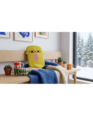 Hot water bottle and knitted wool cover - Parker Donna Wilson best luxury cool nice cute portable