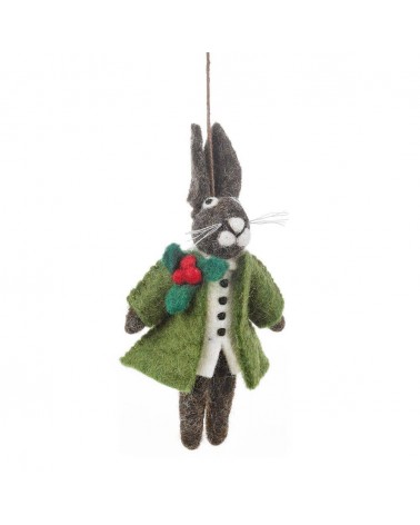 Hector, la lepre festosa - Decorazione natale Felt so good Decorazioni natalizie eleganti particolari decoro natale decorazio...