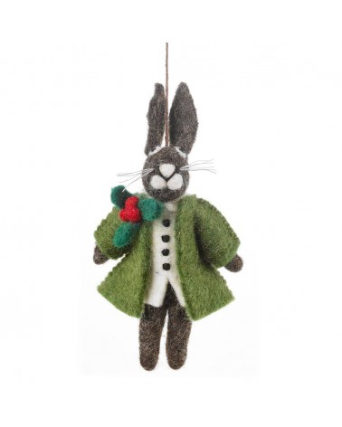 Hector, the Festive Hare - Christmas Tree Decoration Felt so good 2024 christmas decorations xmas tree decorations