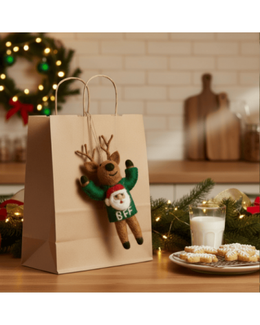 Renne Best Friends Forever (BFF) - Décoration sapin de Noël Felt so good decoration noel decor déco de noel 2024 maison fait ...