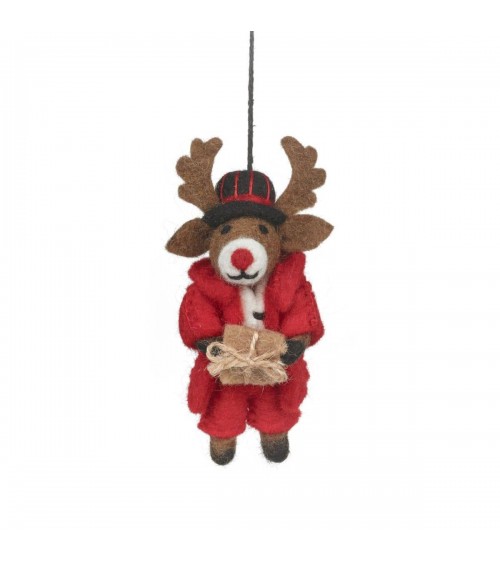 Dasher, le Renne de Noël - Décoration sapin de Noël Felt so good decoration noel decor déco de noel 2024 maison fait main