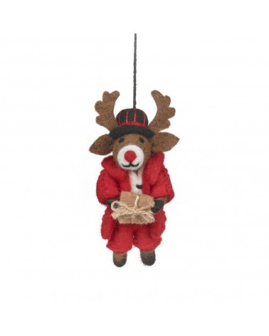Dasher the Christmas Reindeer - Christmas Tree Decoration Felt so good 2024 christmas decorations xmas tree decorations