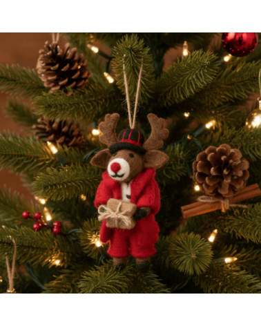 Dasher, das Weihnachts Rentier - Weihnachtsdeko Felt so good Weihnachtsdekoration kaufen Weihnachtsbaum Deko Ideen 2024 Trend...