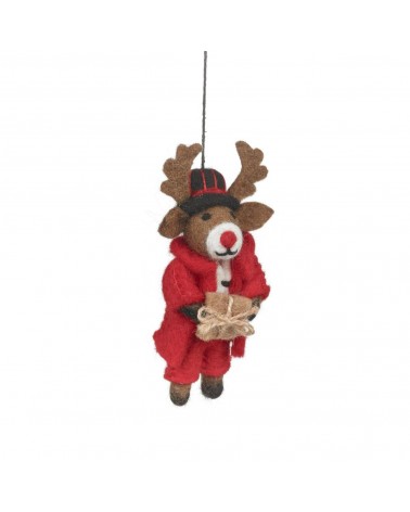 Dasher the Christmas Reindeer - Christmas Tree Decoration Felt so good 2024 christmas decorations xmas tree decorations