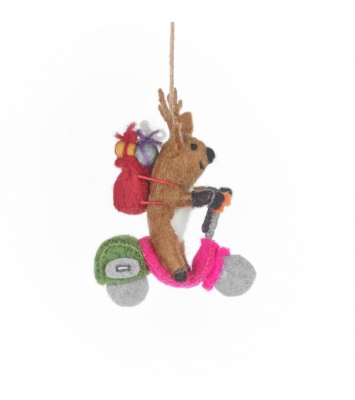 Comet, the Fearless Reindeer - Christmas Tree Decoration Felt so good 2024 christmas decorations xmas tree decorations