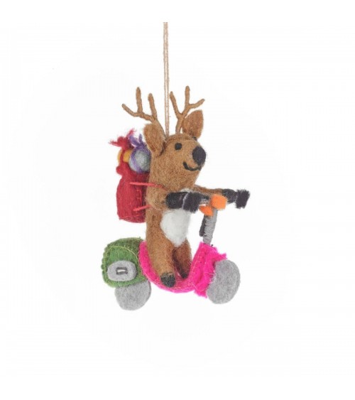 Comet, the Fearless Reindeer - Christmas Tree Decoration Felt so good 2024 christmas decorations xmas tree decorations