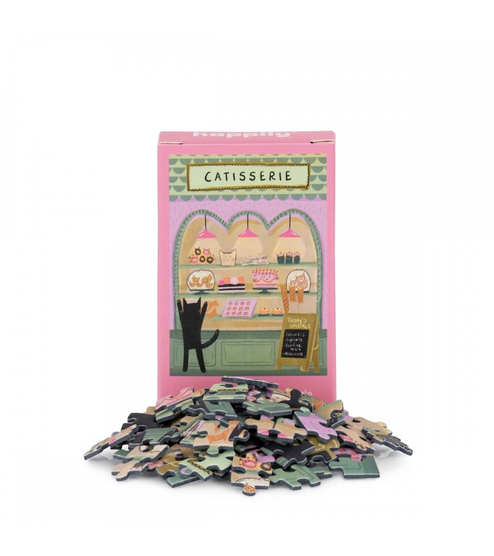 Catisserie - 99 Piece Mini Jigsaw Puzzle Happily Puzzles art puzzle jigsaw adult picture puzzles