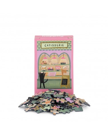 Catisserie - 99 Piece Mini Jigsaw Puzzle Happily Puzzles art puzzle jigsaw adult picture puzzles