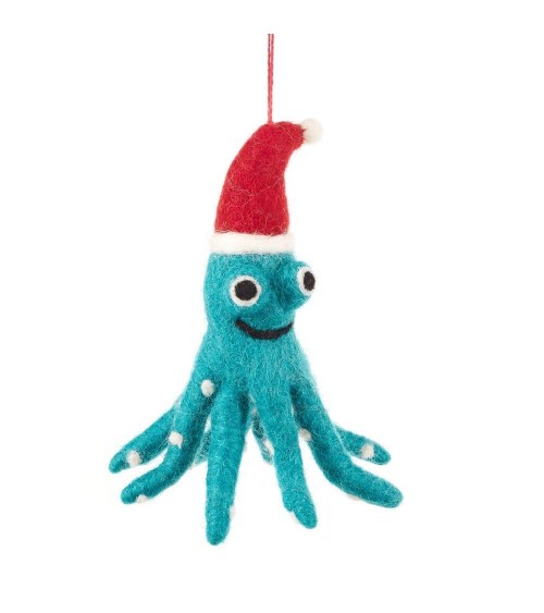 Octopus - Hanging Christmas Tree Decoration Felt so good 2024 christmas decorations xmas tree decorations