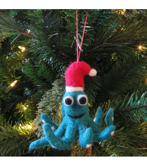 Oktopus - Weihnachtsdeko Felt so good Weihnachtsdekoration kaufen Weihnachtsbaum Deko Ideen 2024 Trend Deko zu weihnachten