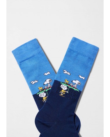 BeSnoopy Rain - Lustige Snoopy Socken aus Bio Baumwolle Besocks socke kuschelsocken für damen lustig herren farbige coole socken