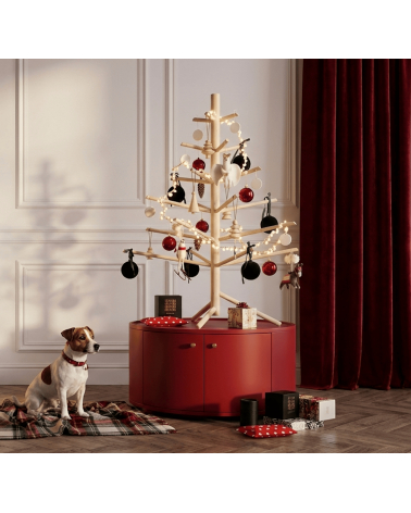 Petit Sapin de Noël design en bois