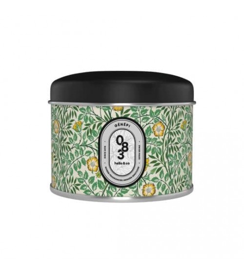 N°83 Génépi - Bougie parfumée naturelle artisanale  artisanale maison originale naturelle suisse