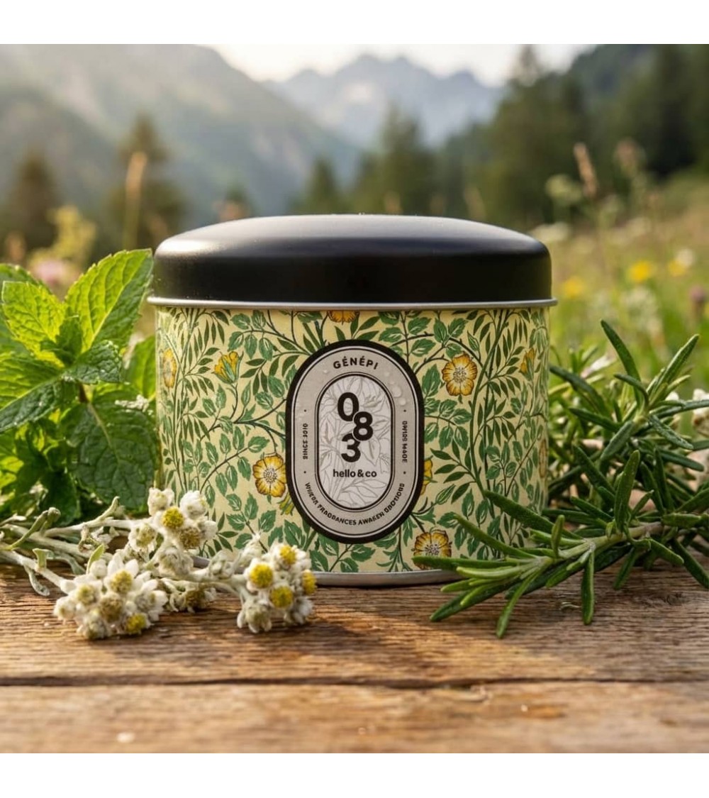 N°83 Génépi - Natürliche Duftkerze mit Sojawachs Beste Natürliche Duftkerzen im glas kaufen