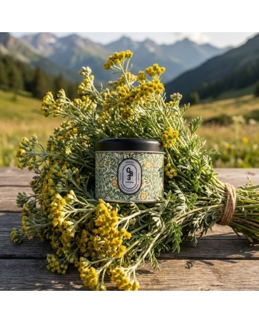 N°83 Génépi - Bougie parfumée naturelle artisanale  artisanale maison originale naturelle suisse