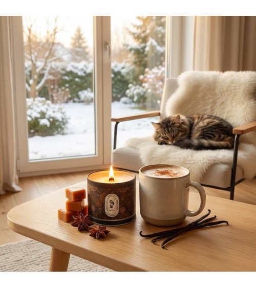 N°95 Spiced Latte - Candela profumata naturale artigianale migliori candele profumate artigianali particolari