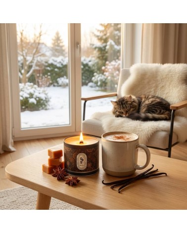 N°95 Spiced Latte - Candela profumata naturale artigianale migliori candele profumate artigianali particolari