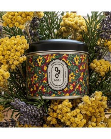 N°90 Maquis Corse - Bougie parfumée naturelle artisanale  artisanale maison originale naturelle suisse