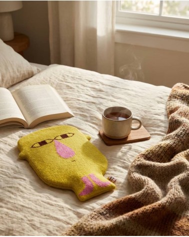 Hot water bottle and knitted wool cover - Parker Donna Wilson best luxury cool nice cute portable