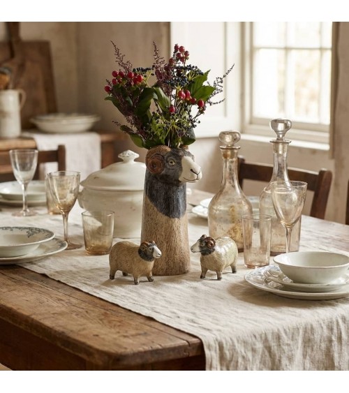 Swaledale Sheep - Salt and pepper shaker Quail Ceramics pots set shaker cute unique cool