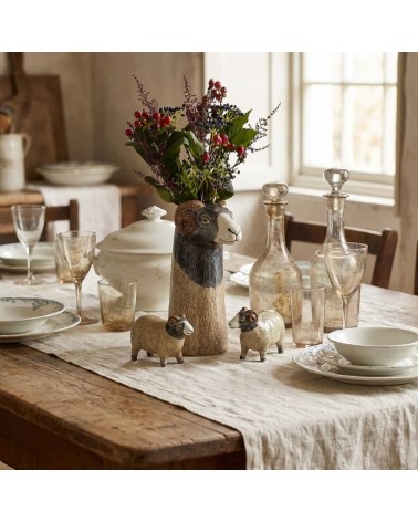 Pecora di Swaledale - Porta sale e pepe Quail Ceramics design da tavola saliera e pepiera