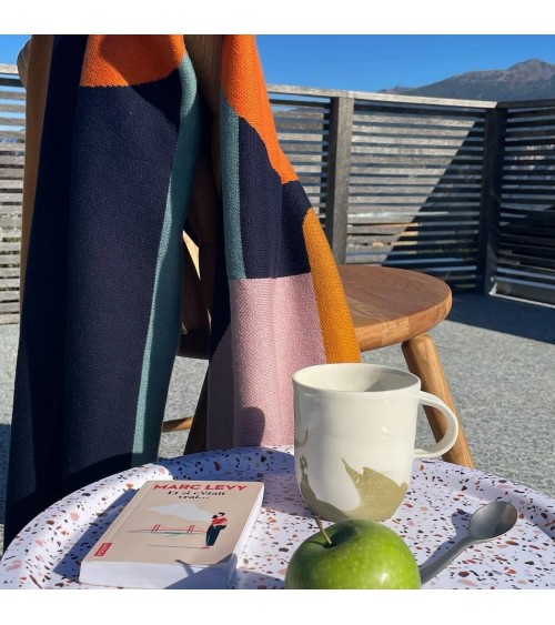 Großer Porzellan Becher - Vapor Grün Maison Dejardin kaffeetassen teetasse grosse lustige schöne kaufen