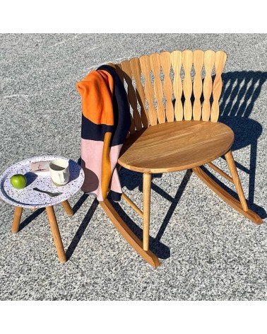 SPIRA Rocking Chair OAK MYLHTA modern nursing designer chair living room