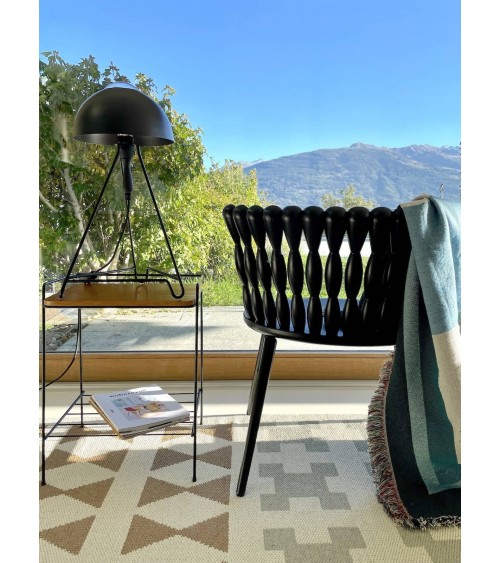 SPIRA Rocking Chair Black Pigmented Ash MYLHTA modern nursing designer chair living room