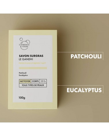 Le Gandhi - Sapone naturale solido Clémence et Vivien saponi solidi naturali artiginali ecoligico