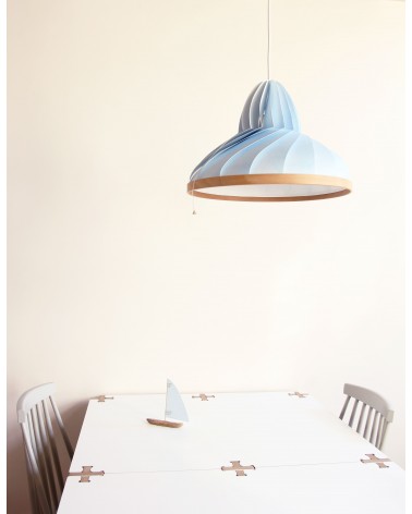 Wave Bleu Pastel - Lampe Suspension Studio Snowpuppe lampes suspendues design lustre moderne salon salle à manger cuisine