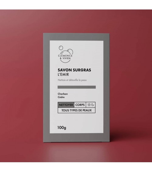 L' EMIR - Savon surgras, savon solide naturel Clémence et Vivien artisanal pour les mains le visage le corps savons artisanau...