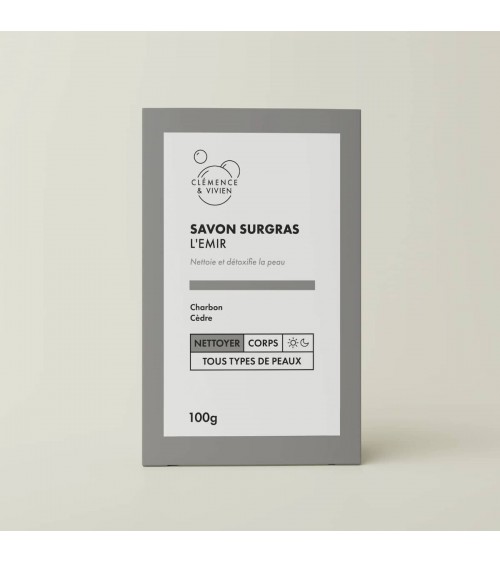 L' EMIR - Savon surgras, savon solide naturel Clémence et Vivien artisanal pour les mains le visage le corps savons artisanau...