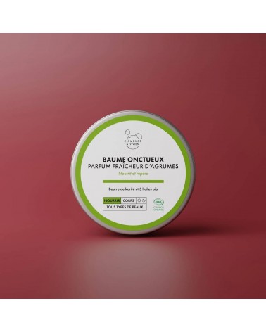 Creamy balm - fresh citrus fragrance Clémence et Vivien vegan cruelty free cosmetic compagnies